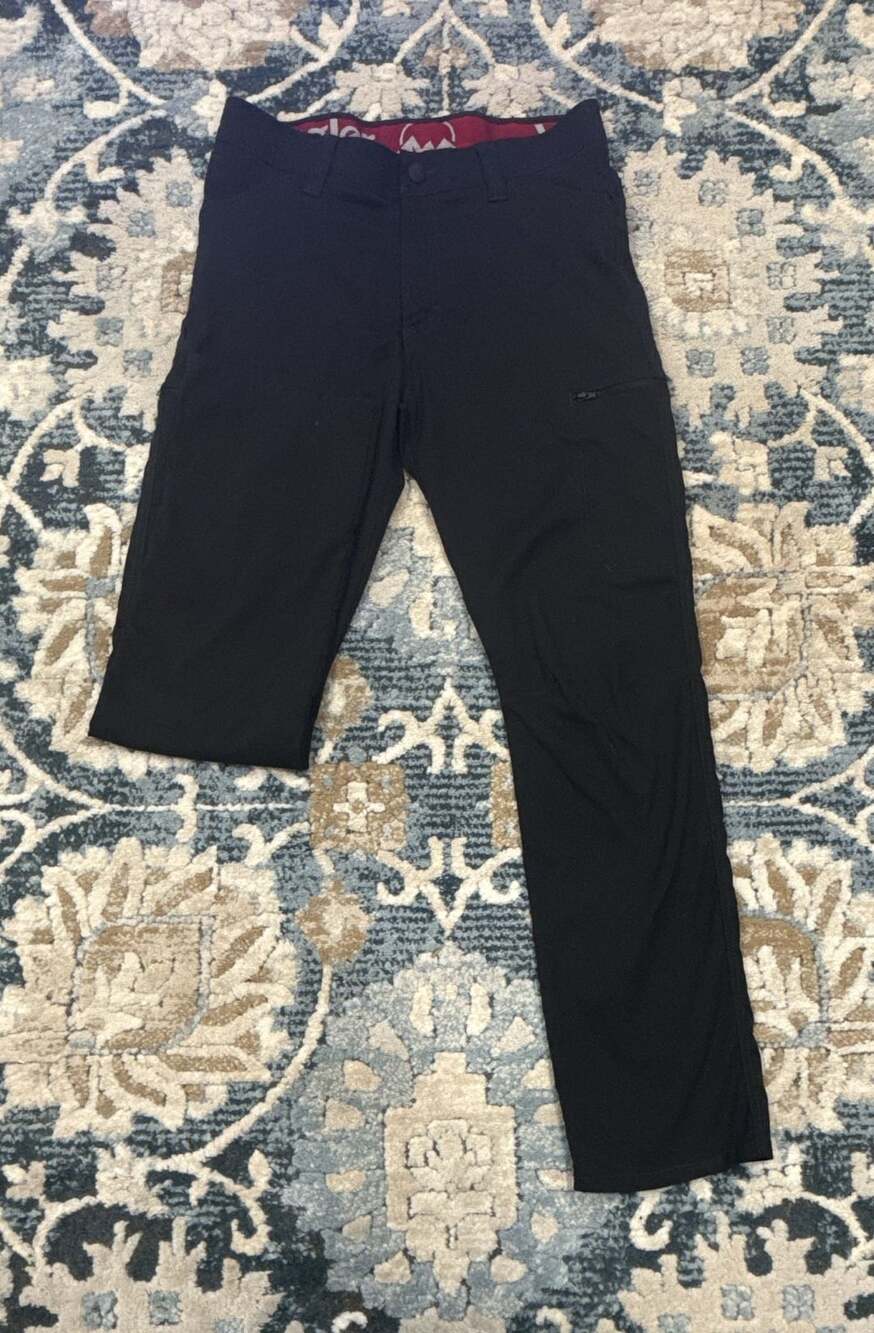 Wrangler Men's Tech Pants Black Size 30x30